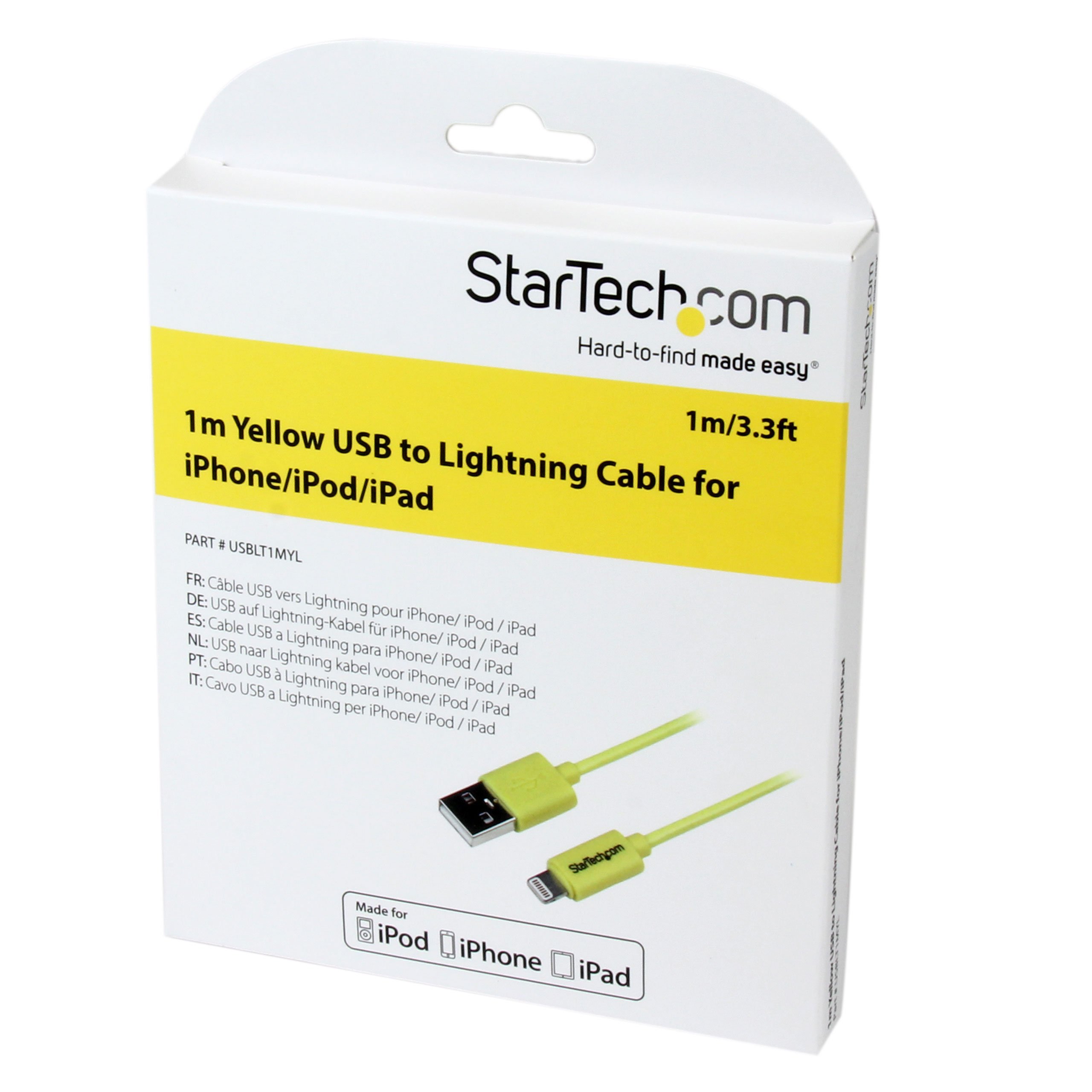 Amazon.co.jp: StarTech USBケーブルのiPhoneのiPodのiPadに1メートル